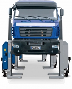 Kolumny mobilne RAVAGLIOLI Alpha Seria 4-7.5 - zestaw 4 kolumn elektrohydraulicznych mobilnych (do wewnątrz)