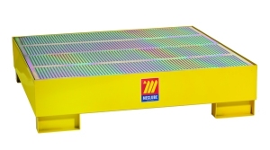 MECLUBE Podstawa magazynowa ze zbiornikiem ociekowym pod 4 beczki 180-220L