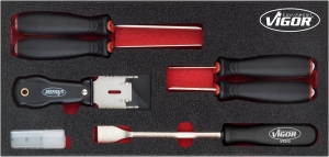 Zestaw skrobaków VIGOR V5017