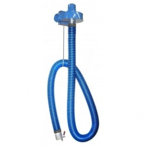 Pojedynczy wyciąg spalin DN100 S 5 m NORFI ssawka aluminiowa (Osobowe i Dostawcze)