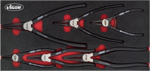 Zestaw szczypiec do pierścieni zabezpieczających VIGOR V4999