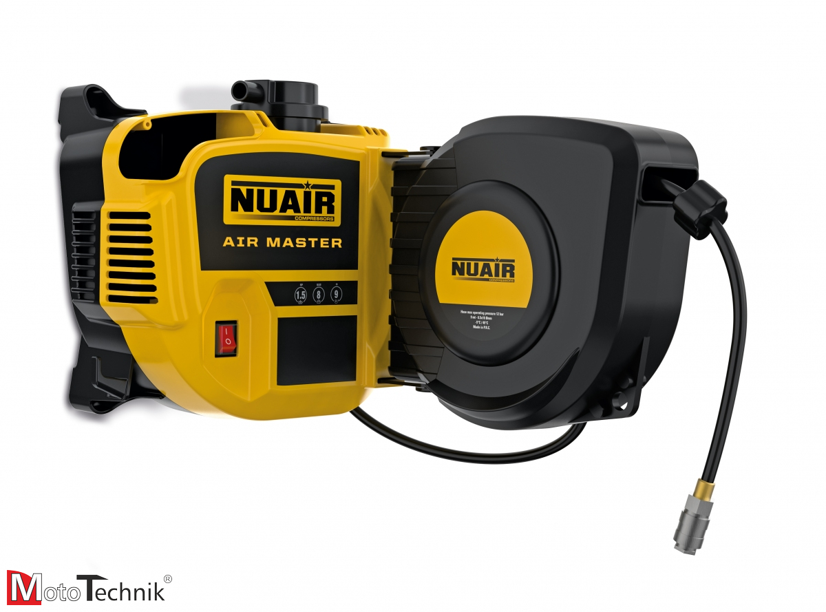 NUAIR AIR MASTER Kompresor tłokowy bezolejowy ścienny (1,1 kW)