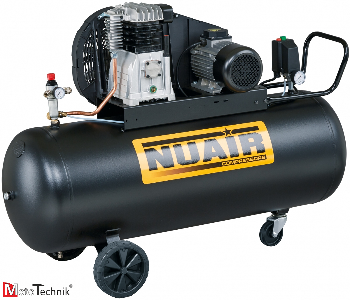 NUAIR B3800B/200 CT4 Kompresor tłokowy (3,0 kW; 200L) 36LA601NUB018