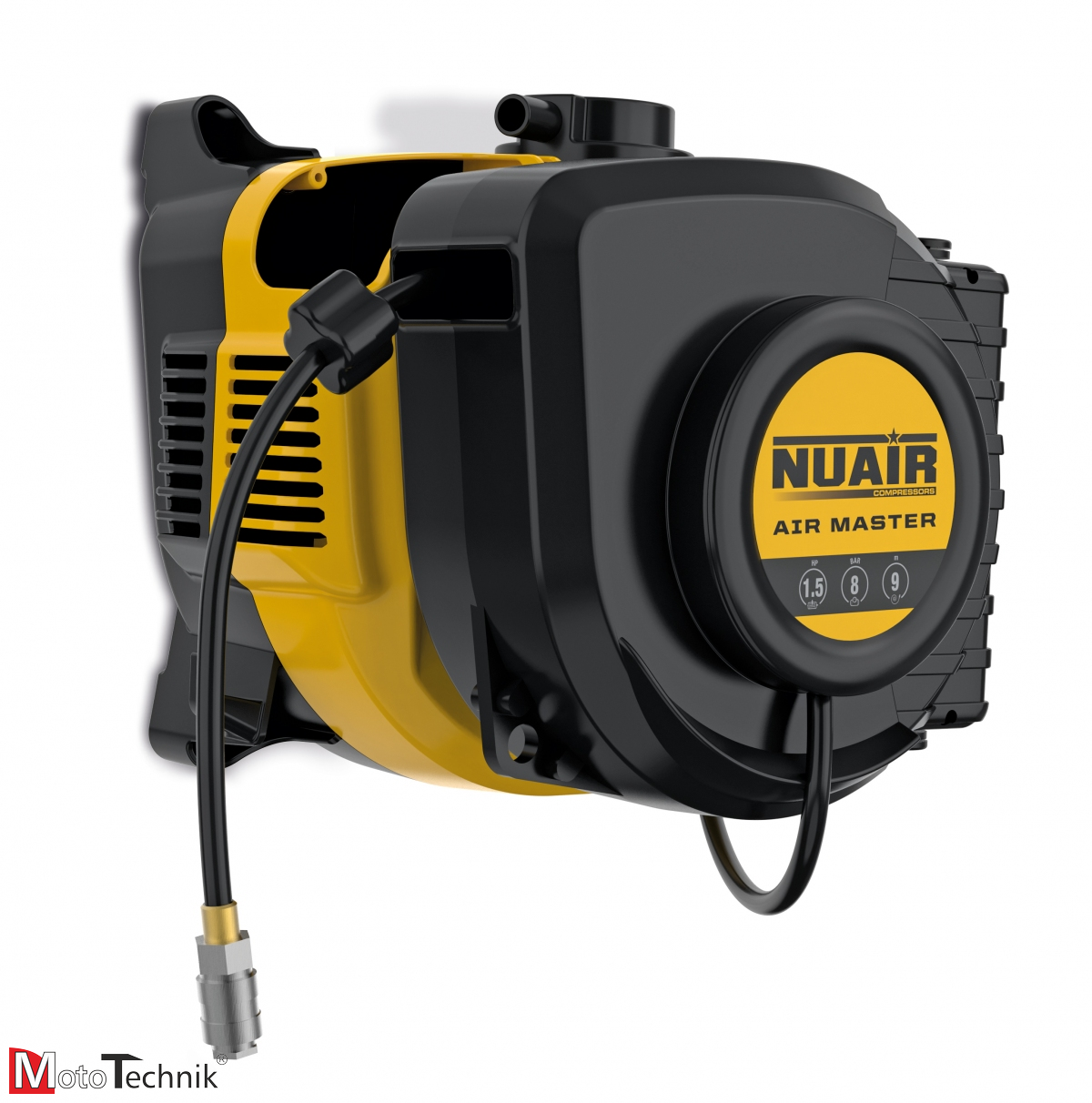 NUAIR AIR MASTER Kompresor tłokowy bezolejowy ścienny (1,1 kW)