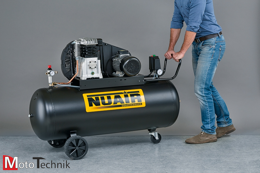 NUAIR B3800B/200 CM3 Kompresor tłokowy (2,2 kW; 200L) 36LA504NUB017