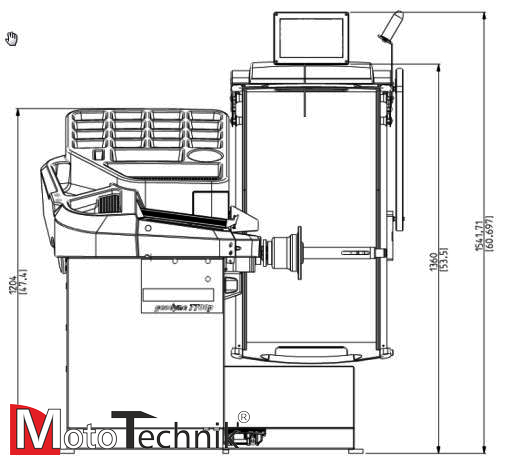 Wyważarka HOFMANN Geodyna ® 7700 P geoTOUCH